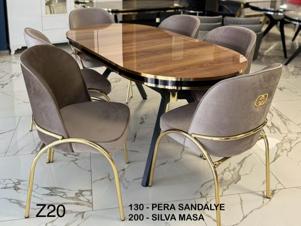 PERA-SİLVA YEMEK MASASI TAKIMI - Görsel 2