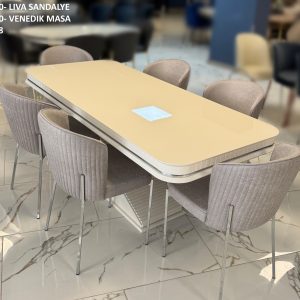 LIVA-VENEDIK YEMEK MASASI TAKIMI